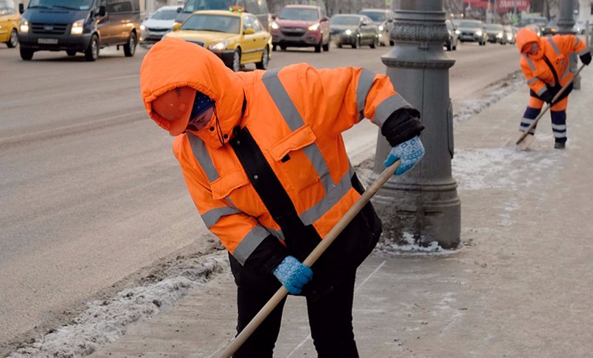 Округ очистят от снега до конца недели